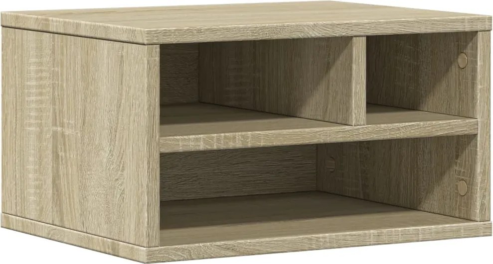 vidaXL sonoma tölgy színű szerelt fa nyomtatóállvány 40 x 32 x 22,5 cm