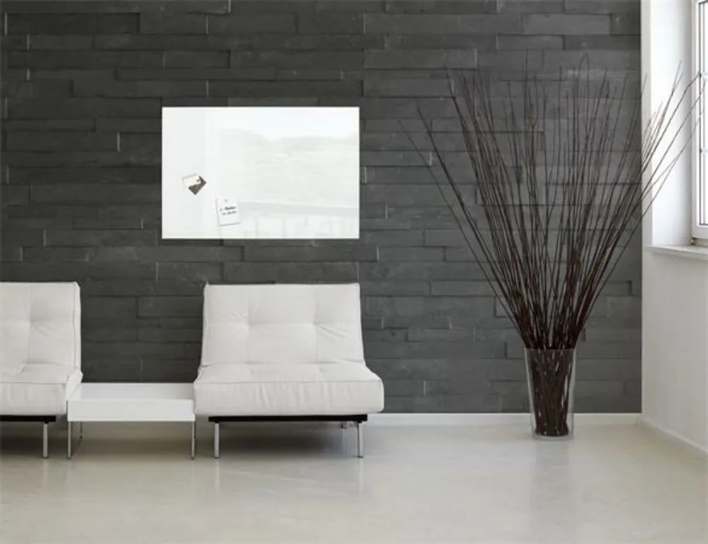 Mágneses üvegtábla, 100x65 cm, SIGEL Artverum® fehér (SDGL141)