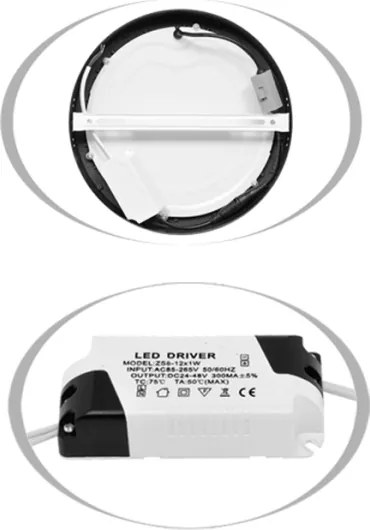 Ecolite LED-CSL-CCT/12W/BI - LADA LED mennyezeti lámpa 12W, fehér