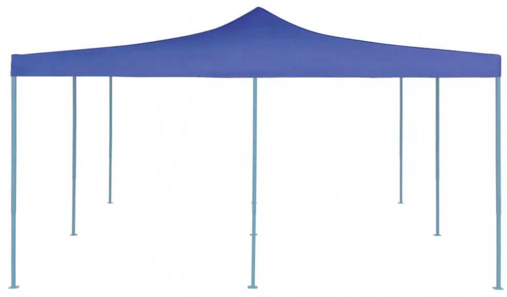 kék összecsukható pavilon 5 x 5 m