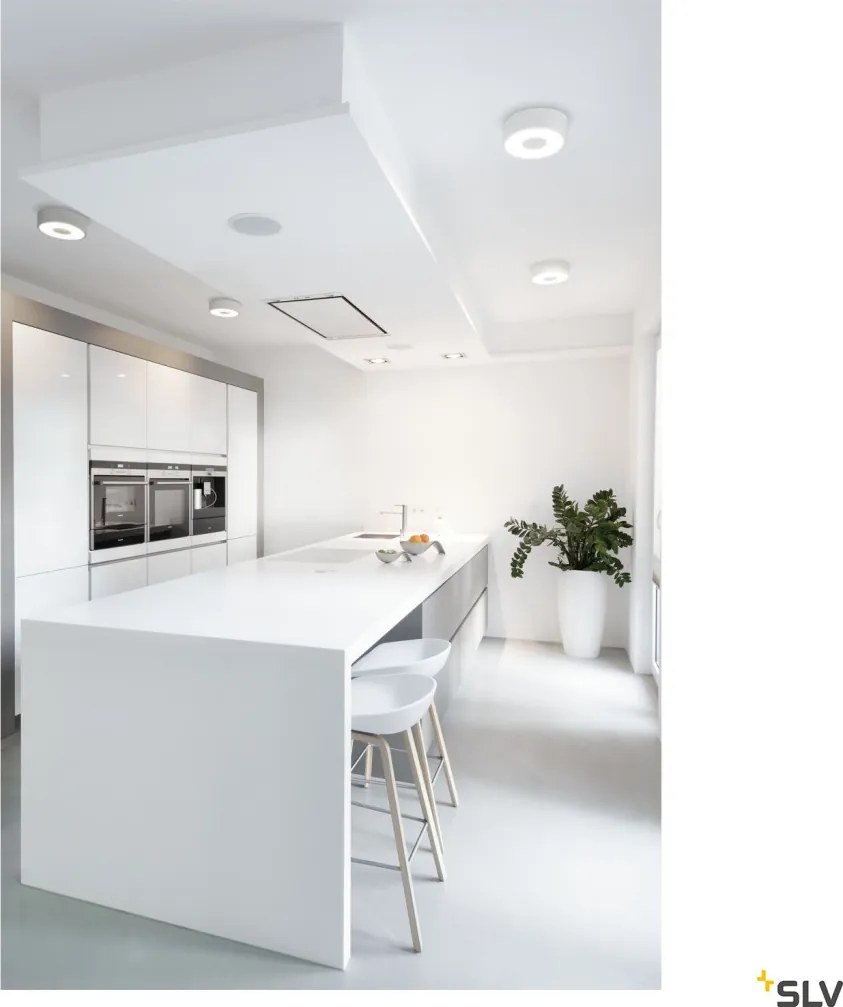 SLV OCCULDAS 117321 Süllyesztett mennyezeti lámpa 1x24W/LED 3000K 1500LM IP20