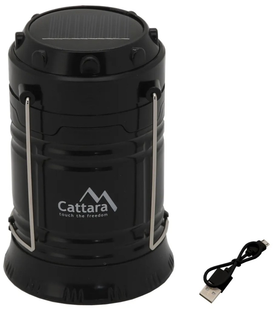Cattara Camping újratölthető zseblámpa, LED 20/60lm