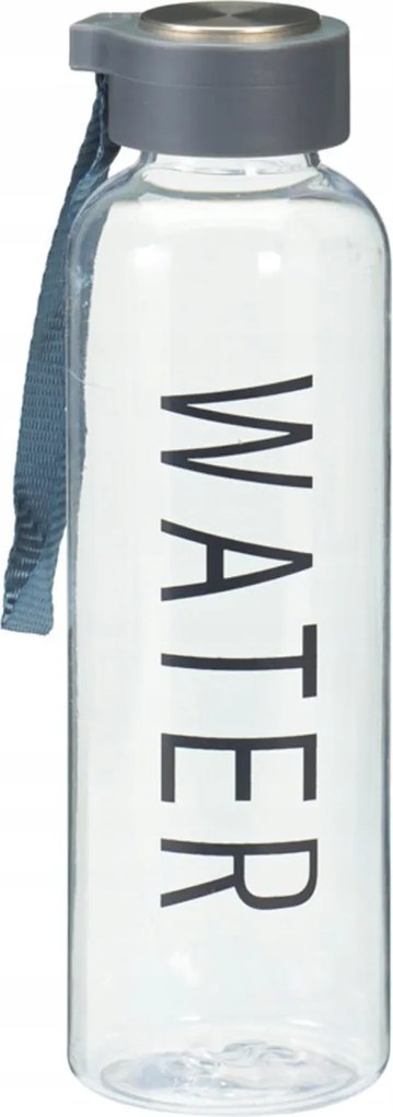 500 ml-es, szürke csavaros kupakkal ellátott üveg