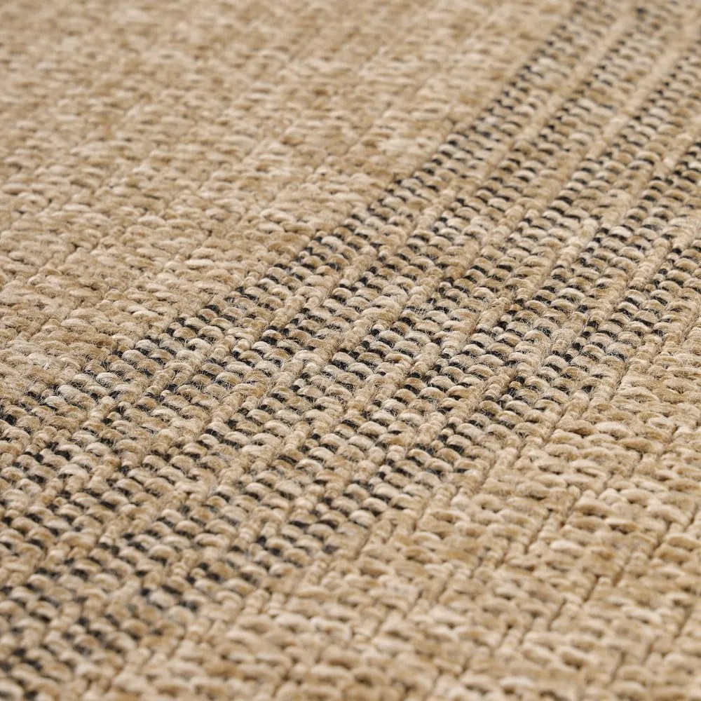 Fekete-bézs kerek kültéri szőnyeg ø 120 cm Comilla – Ayyildiz Carpets