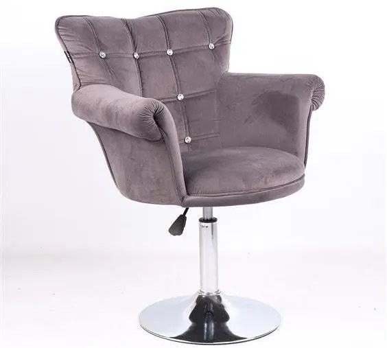 HR804CN Grafit modern velúr szék