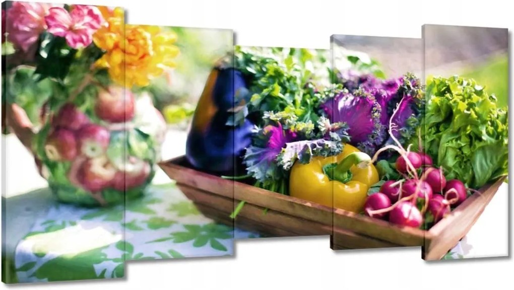 Festmények 150x80 Zöldségek a konyhába