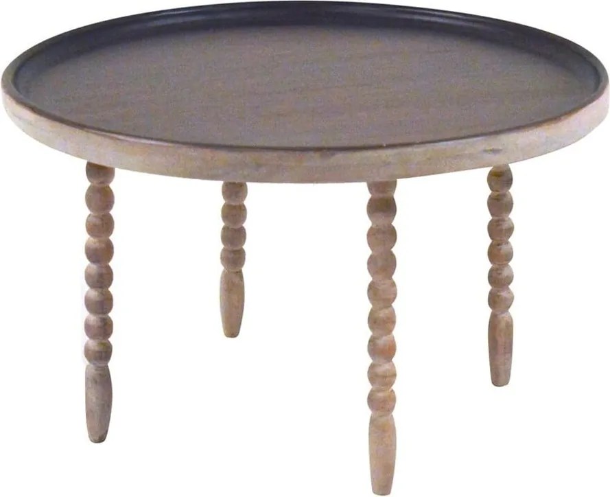 Knoxville dohányzóasztal mangófából, Ø 60 cm - Støraa