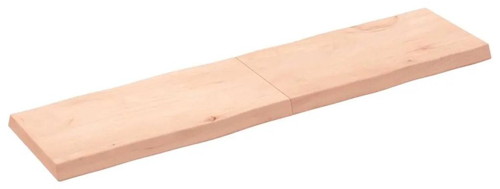 kezeletlen tömör fa asztallap 160x40x(2-6) cm