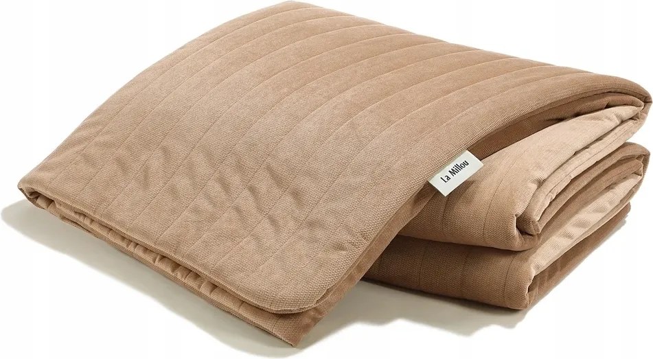 Mocca Ágytakaró Meleg Takaró XL Bársony Steppelt 160x200 cm Kapa La Millou