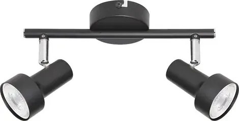 Rabalux beltéri  karos spotlámpa gu10 2x50w fekete konrad