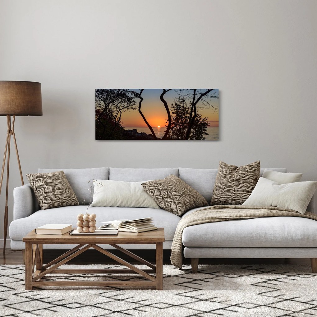 Napnyugta képe (120x50 cm)