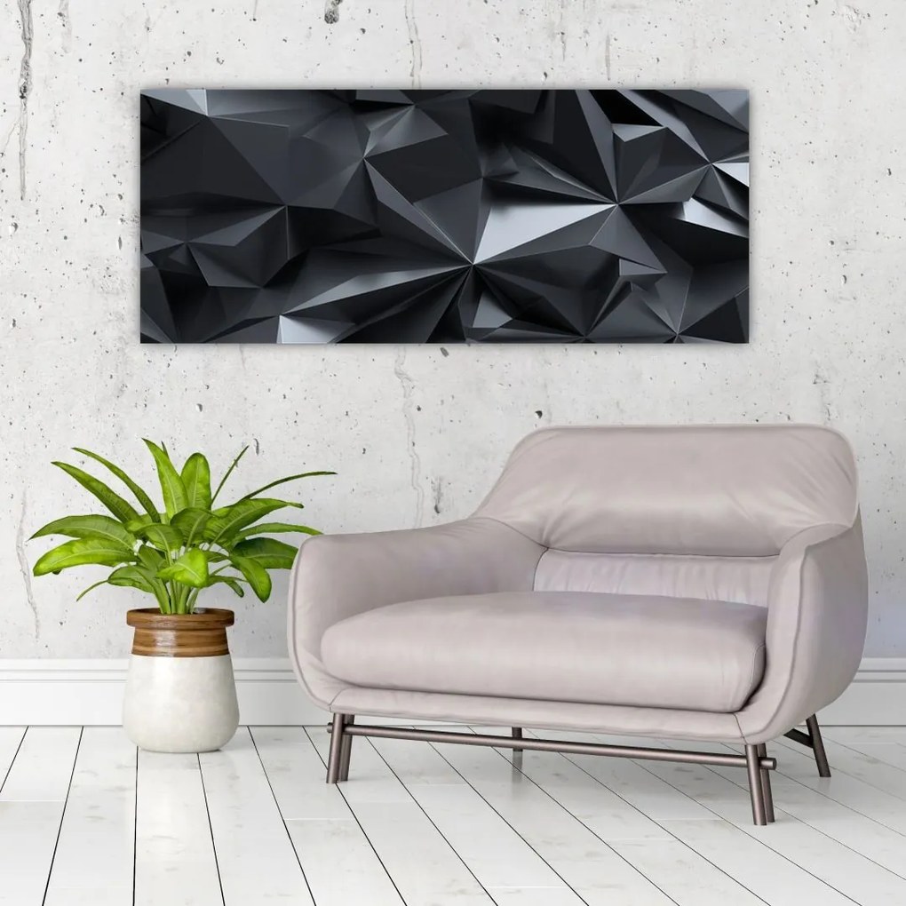 Kép - Geometriai absztrakció (120x50 cm)