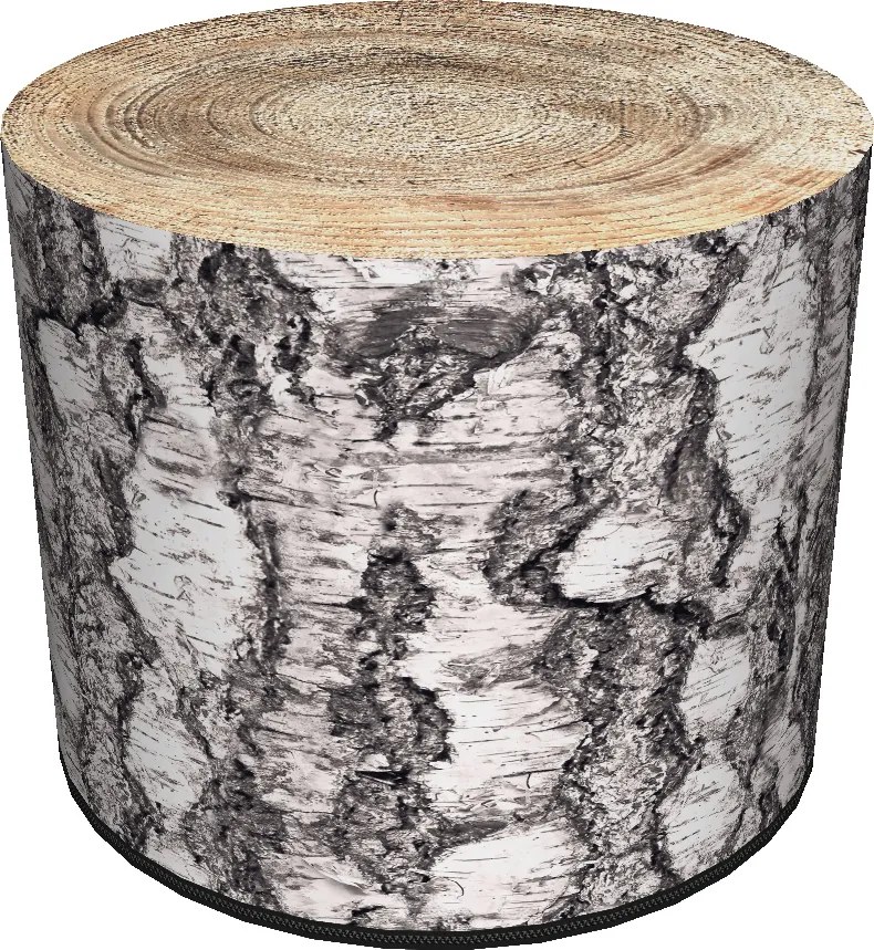 Vízálló puff codura Bertoni otthonra és kertbe puff henger, Breza minta