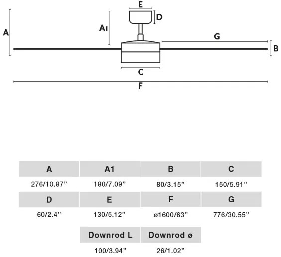 FARO 34292-1TW - LED Dimmelhető ventilátor CRUISER LED/20W/230V 2700/4000/6500K + távirányító