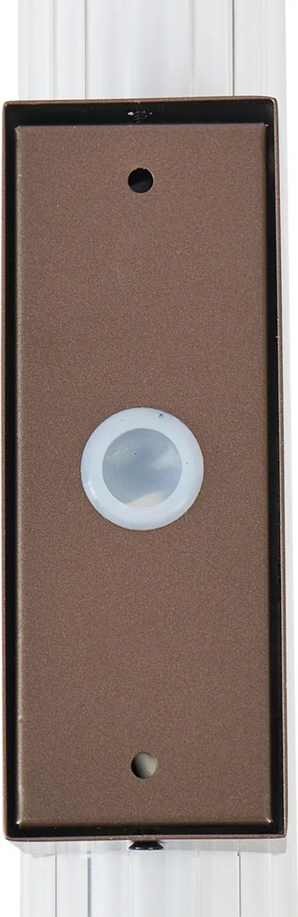 Retro fali lámpa bronz 40,4 cm LED-del IP44 - Coco
