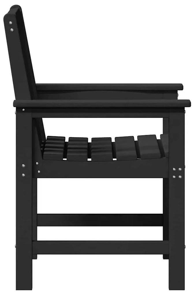 Kerti étkezőszék 4 pcs Fekete 65.5 x 55.5 x 88cm Műanyag