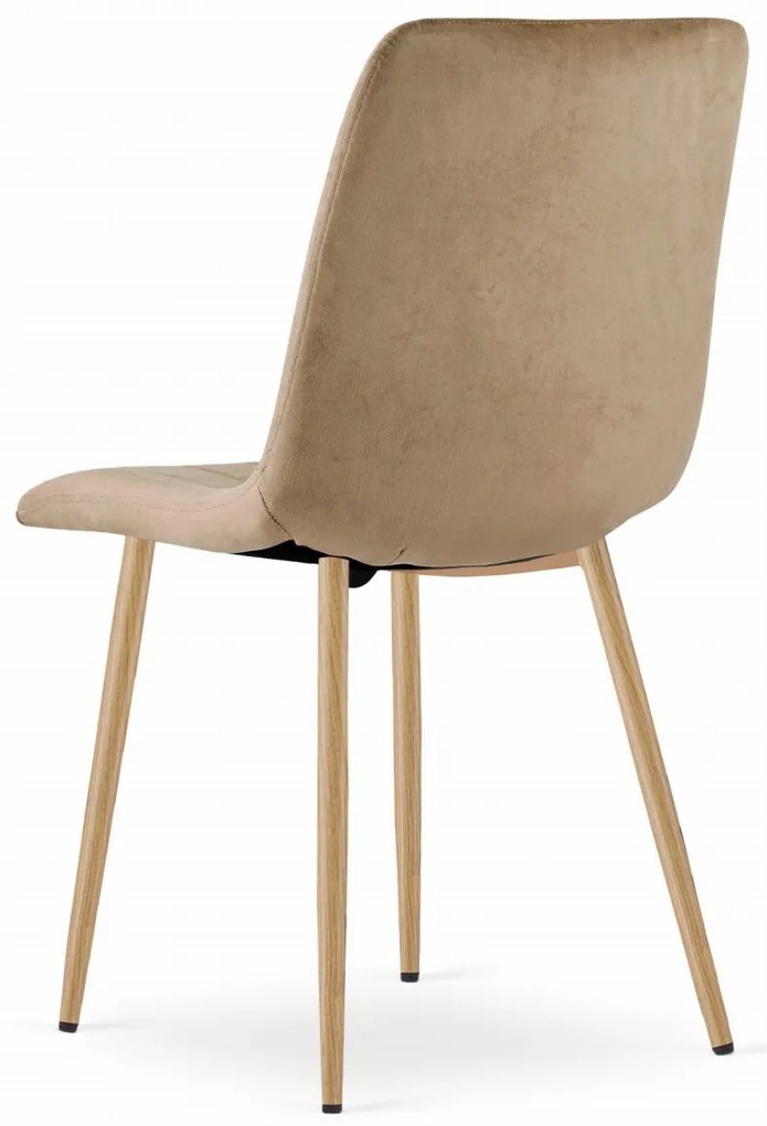 Barna bársony szék LAVA