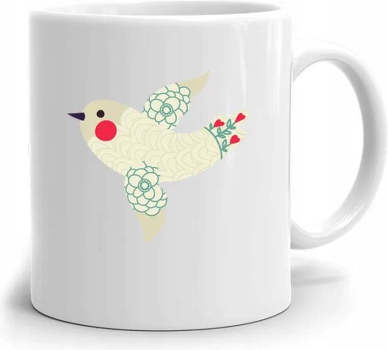 Bögre Tökéletes Ajándék Gyereknapra Madárka nyomott mintával