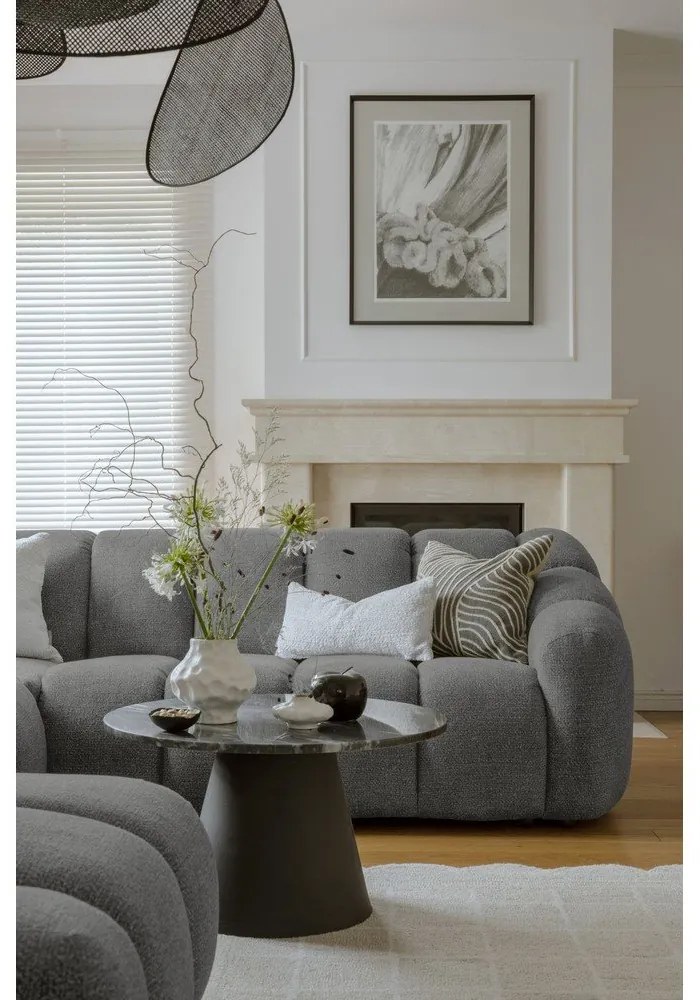 Szürke sarokkanapé (jobb oldali-U alakú) Shell – Miuform