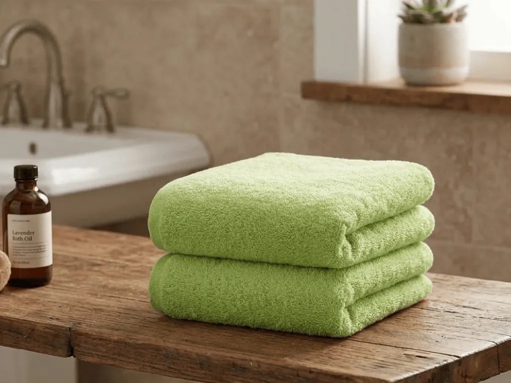 Törölköző NORIELLE 50x90 cm zöld, 100% pamut