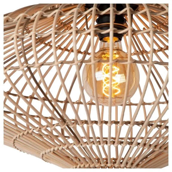 Lucide 03135/56/72 - Mennyezeti lámpa MAGALI 1xE27/40W/230V átm. 56 cm bézs