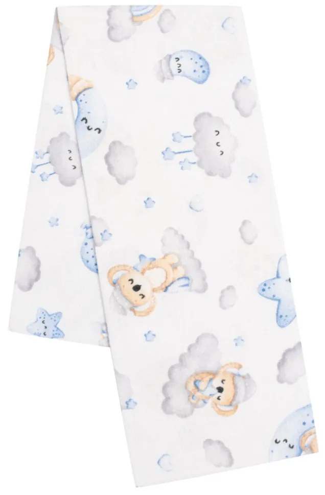 Flanel pelenka nyomtatott mintával New Baby koala kék