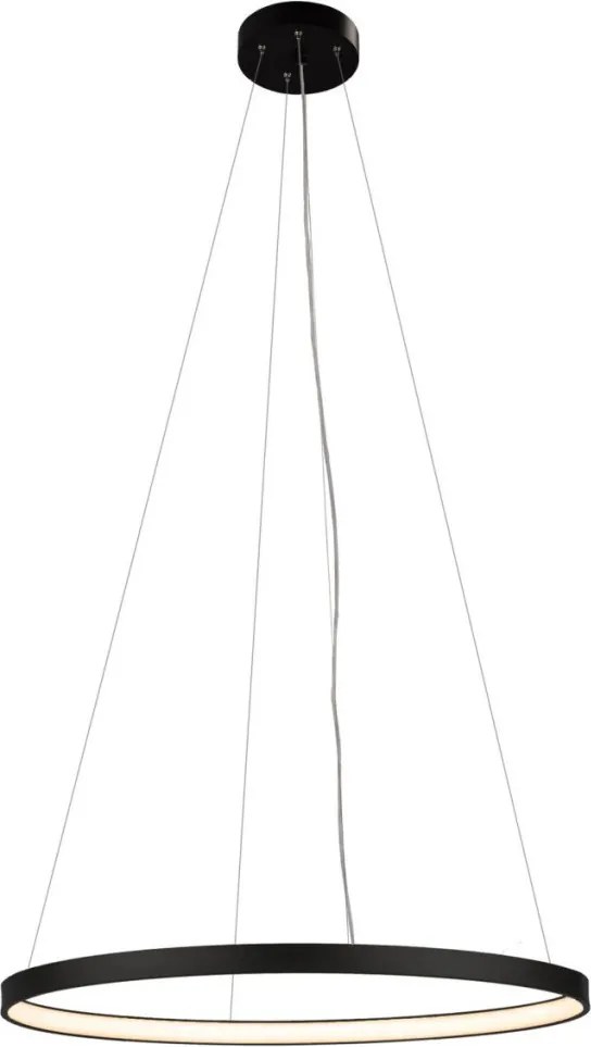 ANTIGO 5332 AGARI Modern Led Függesztett Lámpa Fekete LED IP20