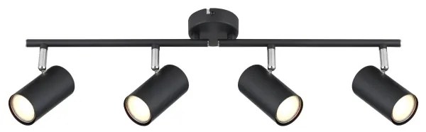 Globo 57914-4 - Spotlámpa ALLVI 4xGU10/25W/230V fekete