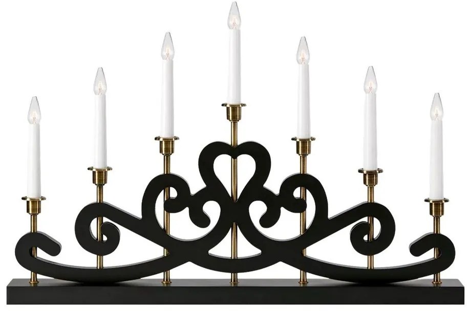 Fekete karácsonyi fénydekoráció Nightfall – Markslöjd