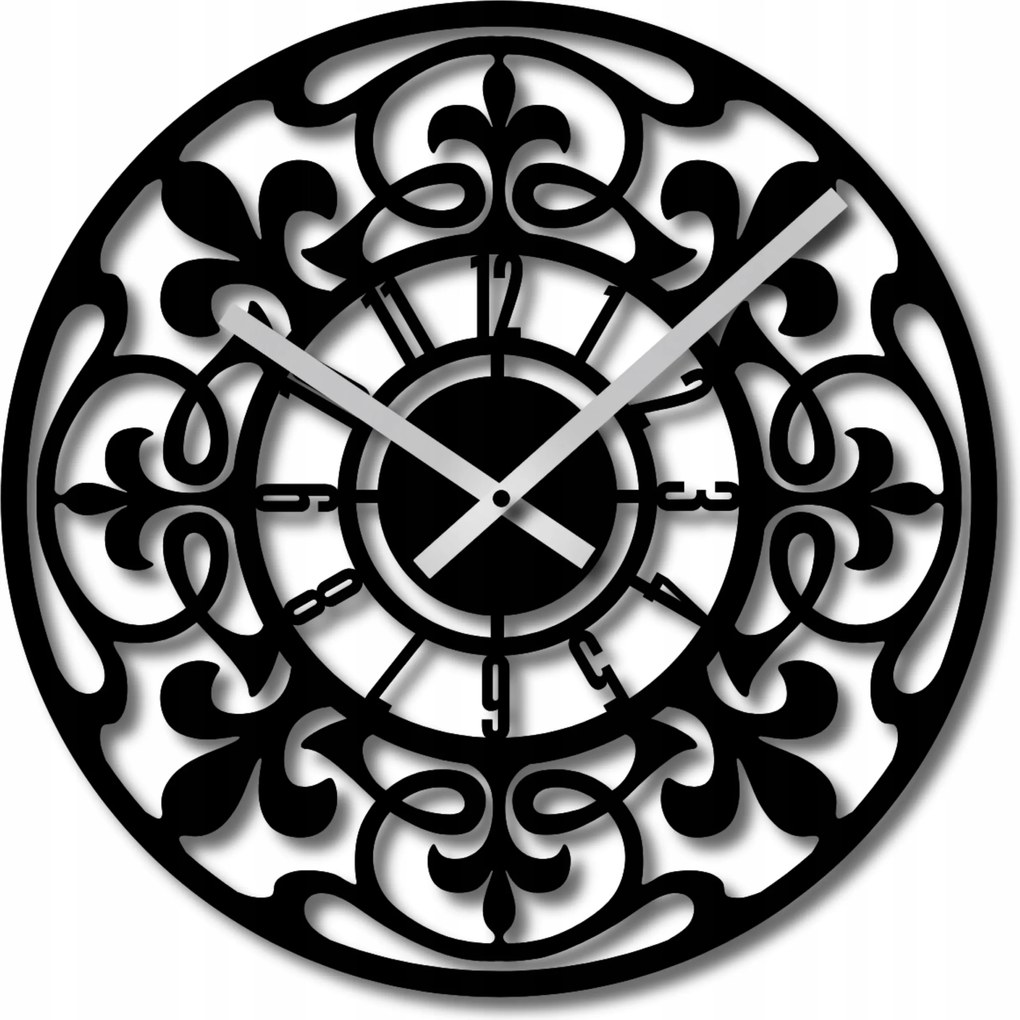 Nagy Falióra 60 cm Modern Falióra Fa Loft Óra