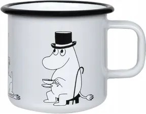 Retro zománcozott bögre Tata Muminka szürke 370 ml Moomin Muminki