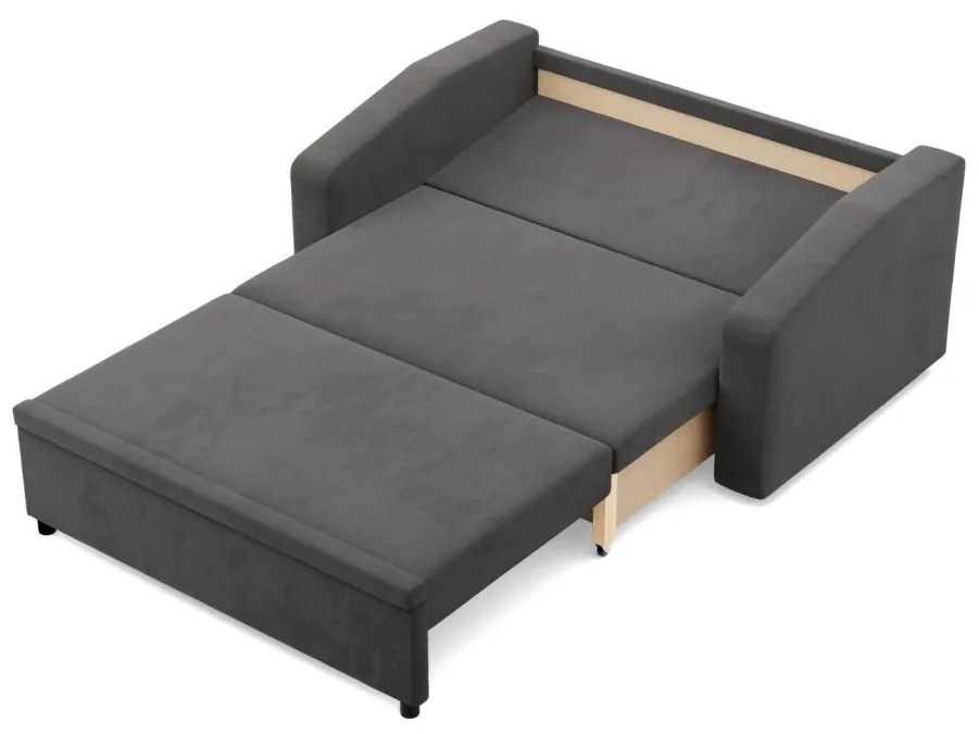 Zeus kanapé, szövet anyag, hab töltet, döntött kartámasz, szürke