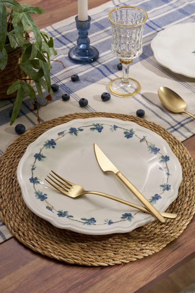 24 részes porcelán étkészlet