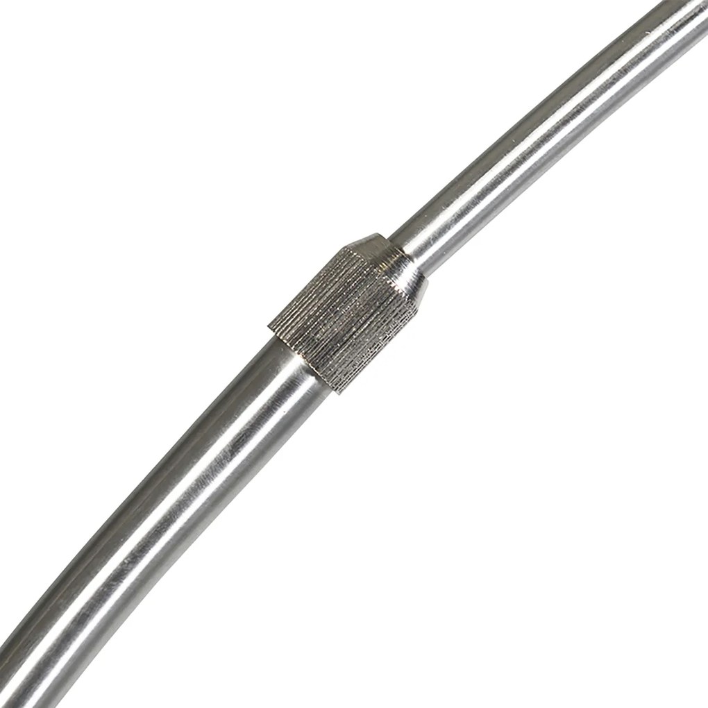 Okos ív lámpa acélból fehér szövetbúrával, WiFi A60 - Arc Basic