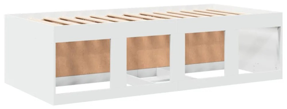 fehér kanapéágy fiókkal matrac nélkül 90x200 cm