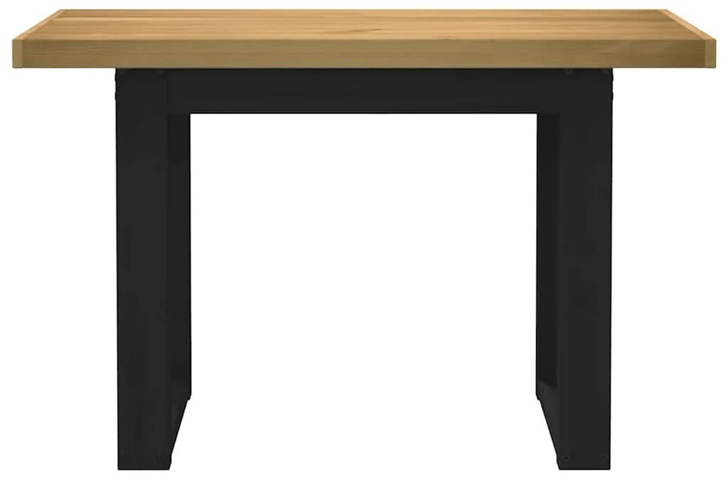 íróasztal NOAIN U alakú lábak 120x50x75 cm tömör fa fenyőfa