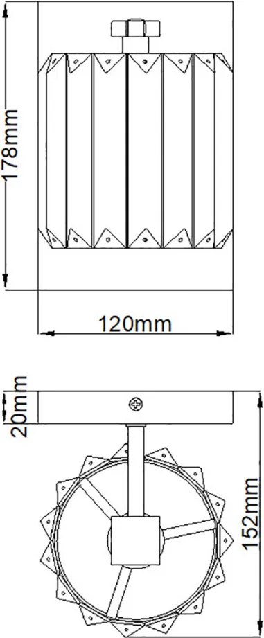 Quoizel Divine QZ-DIVINE1-PC-BATH Fali lámpa 1x3.5W/G9 IP44