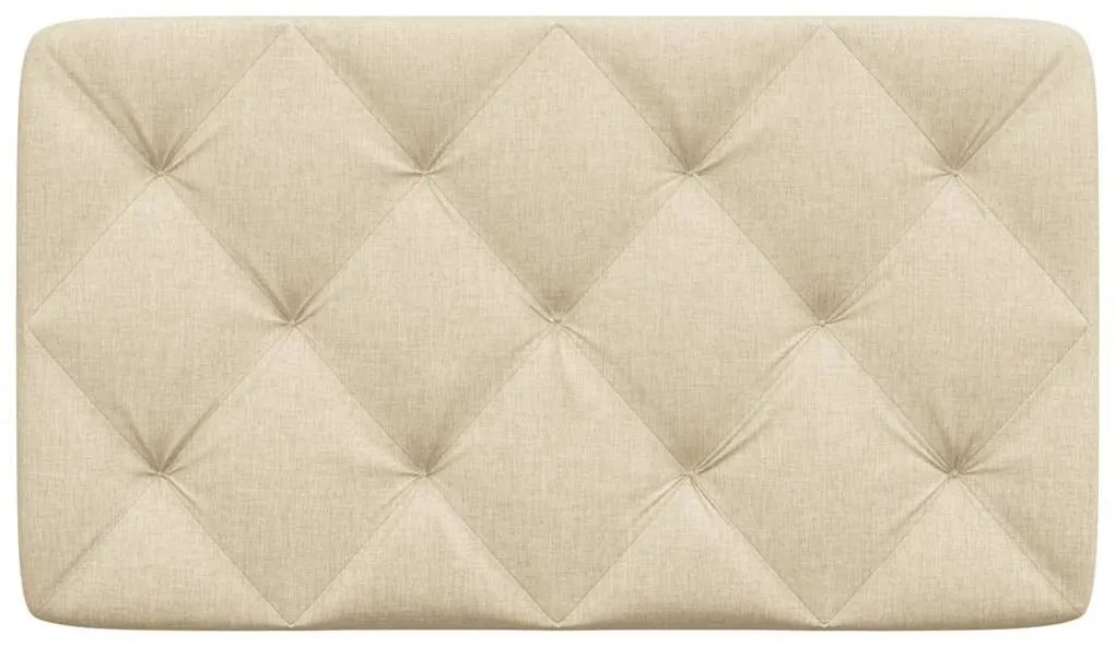 krémszínű szövet fejtámla párna 90 cm