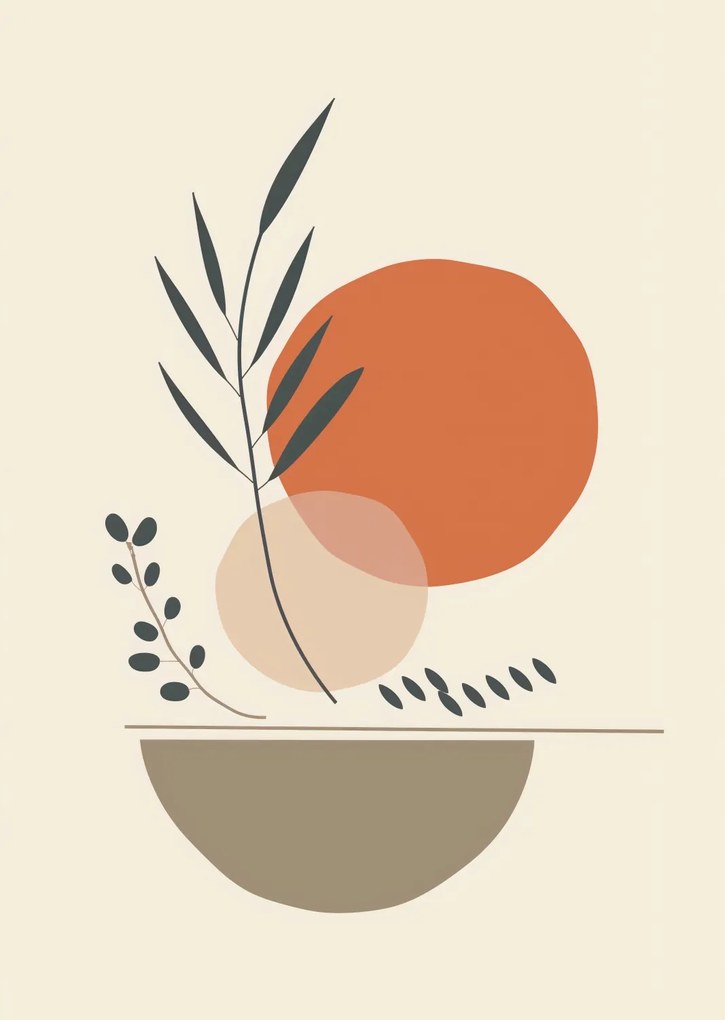 Poszter 67,5x95cm Föld és növények