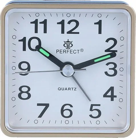 Arany Kis Analóg Ébresztőóra Hangos, Jól Olvasható 4 db elem