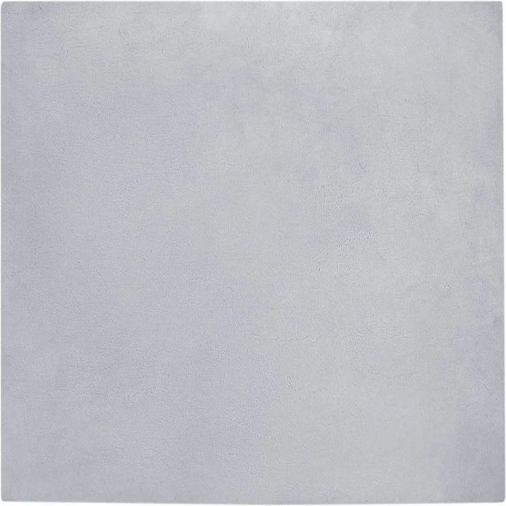 vidaXL Csúszásgátló Műnyúl Szőnyeg Olite Szürke 200 x 200 cm