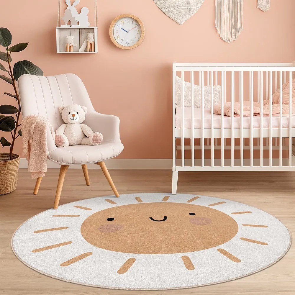 Mosható gyerek szőnyeg ø150 cm Sunny World – Mila Home