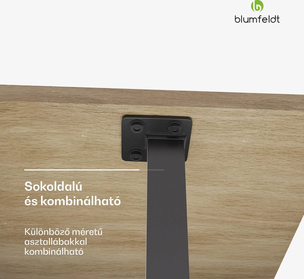 Blumfeldt Bearsdon asztallap 120 x 80 cm konyhához és étkezőhöz, Tartós rétegelt fa