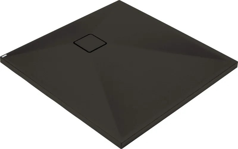 Correo gránit zuhanytálca_90x90, fekete