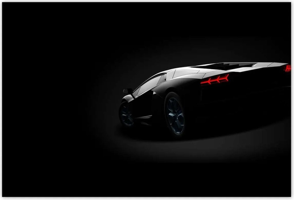 Poszterek 185x125 Fekete autó Autó