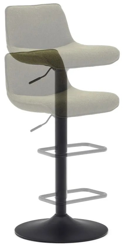 Sötétzöld bárszék szett 2 db-os 103 cm Zenda – Kave Home