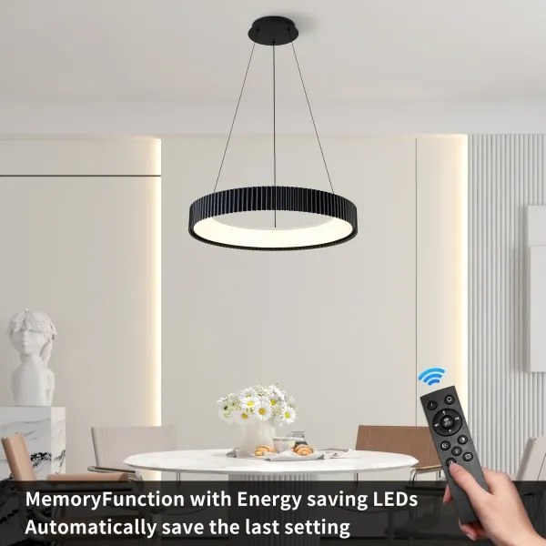 Brilagi - dimmelhető LED függőlámpa kábelen FALCON MODERN LED/54W/230V 60 cm fekete + távirányító