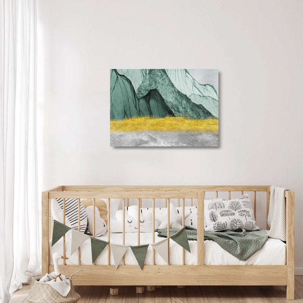 Üveg kép - Smaragdhegység N⁰2 (70x50 cm)