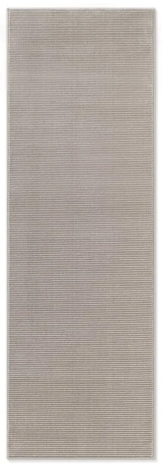 Szürke-krémszínű futószőnyeg 80x240 cm Perles Dolomite – Elle Decoration