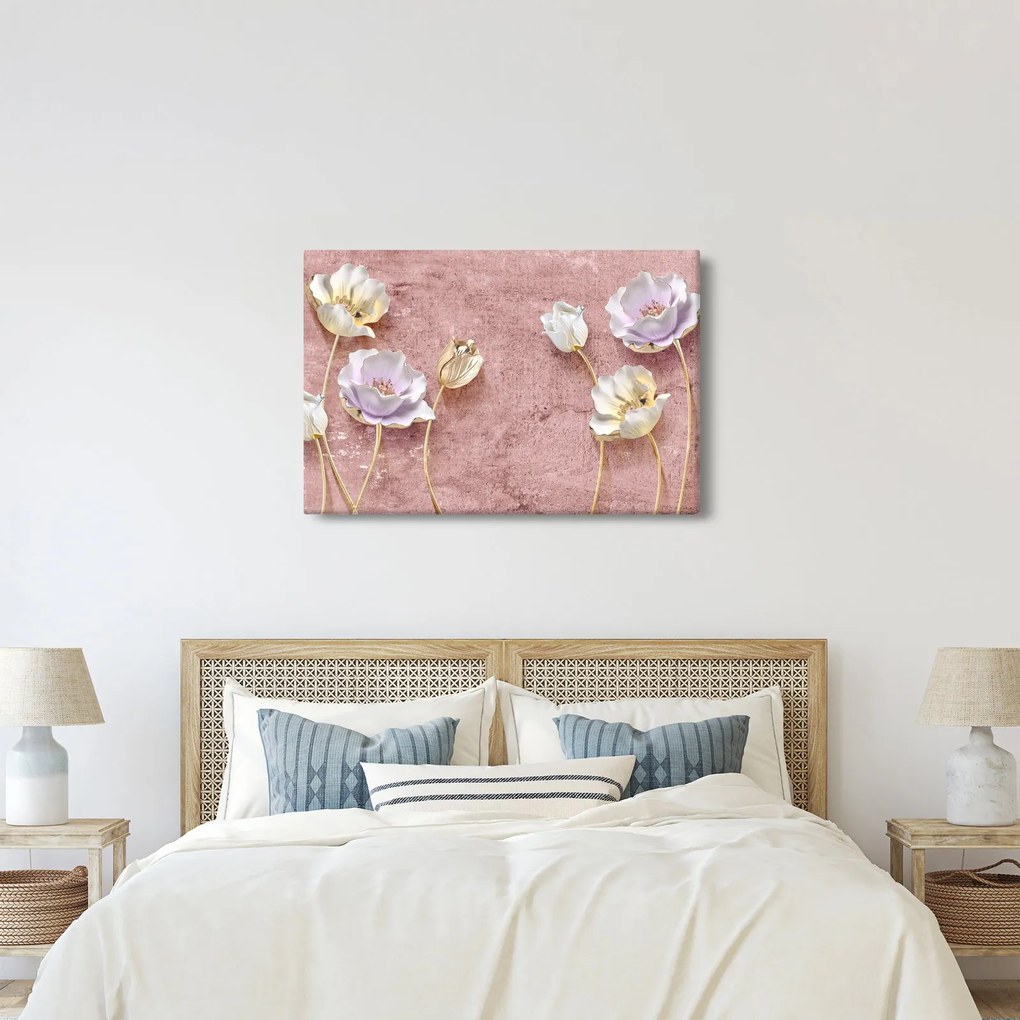Virágok képe (90x60 cm)
